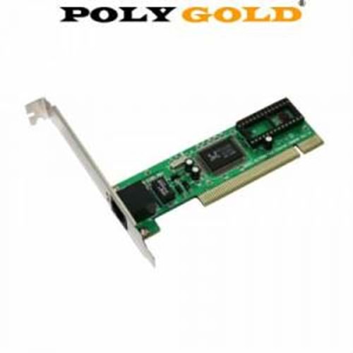POLYGOLD 10/100 PCI ETHERNET KARTI
