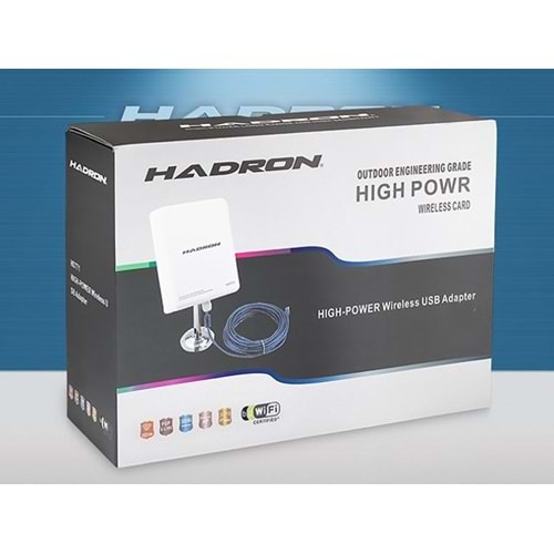HADRON HD772 USB WIRELESS ADAPTÖR 10M KABLO