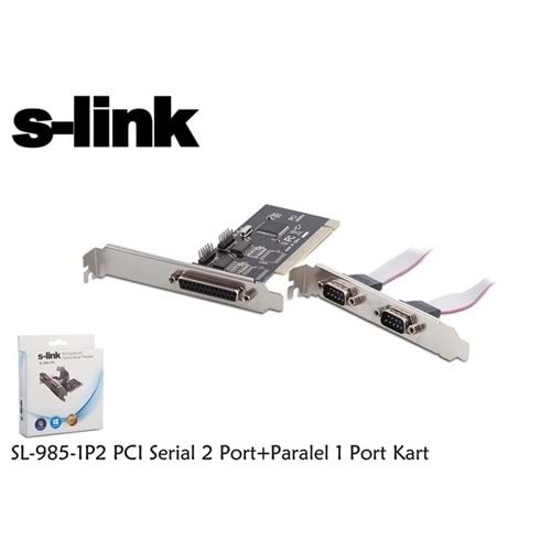 PCI TO PARALEL (RS-232)CARD S-LINK SL-985-1P2