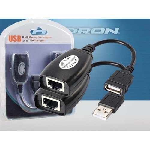 HADRON HDX5008(4461) USB RJ45 EXTENSION 45M ADAPTÖR