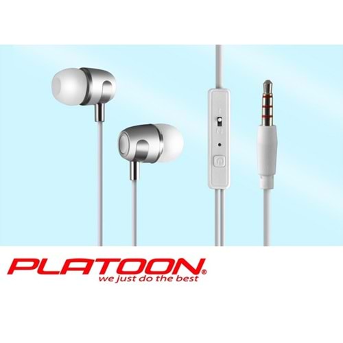 PLATOON PL-2188 KULAK İÇİ MİC. MP3 VE TELFN. KULAKLIK