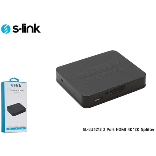 S-LINK SL-LU4212 2 PORT HDMI 4K*2K SPLİTTER