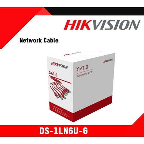 HIKVISION DS-1LN6U-G 23 AWG CAT6 UTP 305M NETWORK KABLO