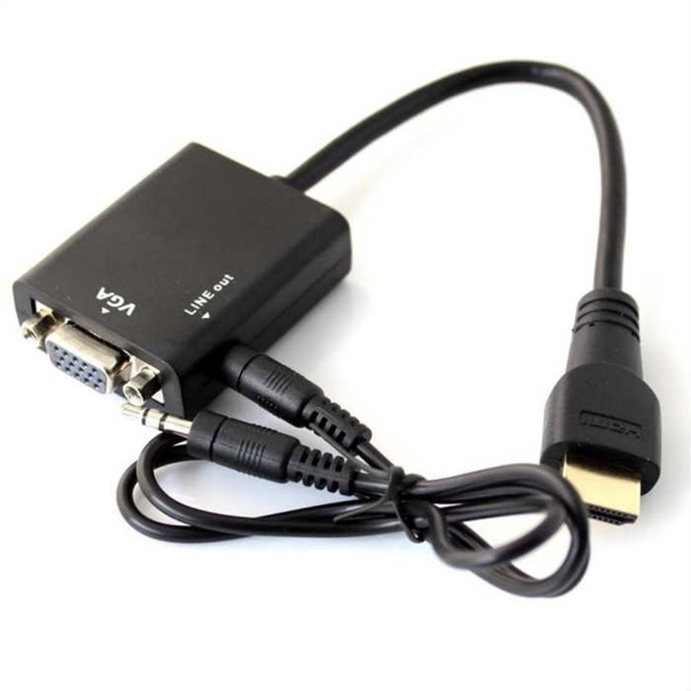 HDMI TO VGA STEREO ÇEVİRİCİ