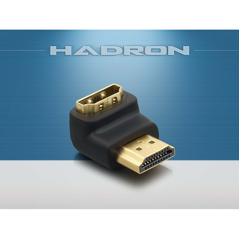 HADRON HD4048 HDMI/HDMI M/F (L) ADAPTÖR (GOLD)