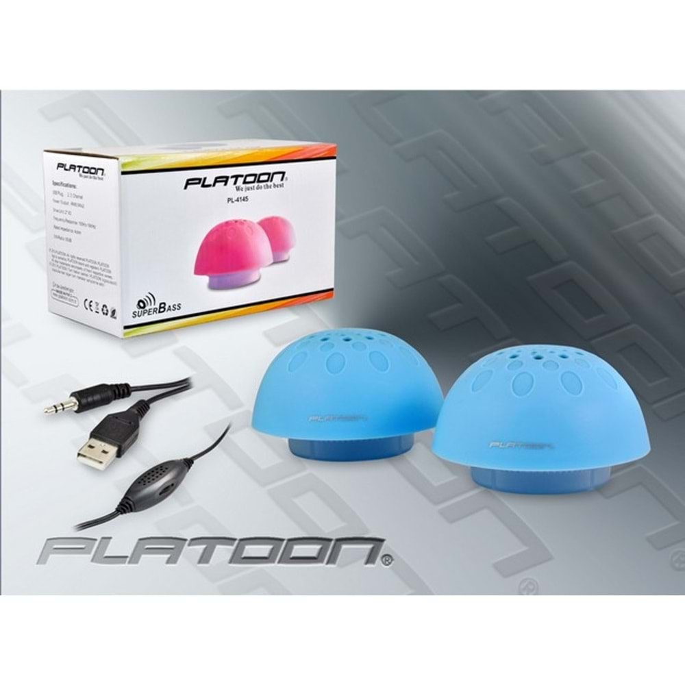 PLATOON PL-4145 1+1 USB SPEAKER