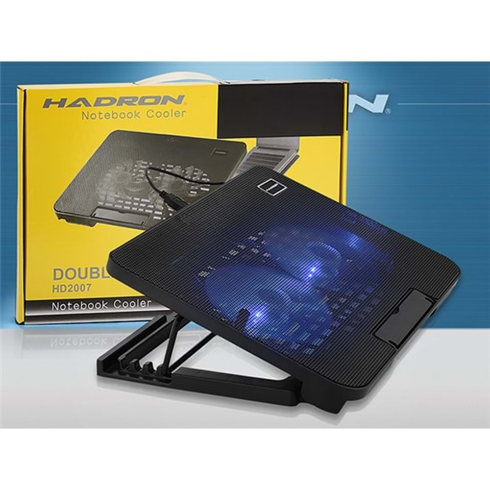 HADRON HD2007(4252) AYARLANABİLİR NOTEBOOK ALTI FAN (ÇİFT FAN)