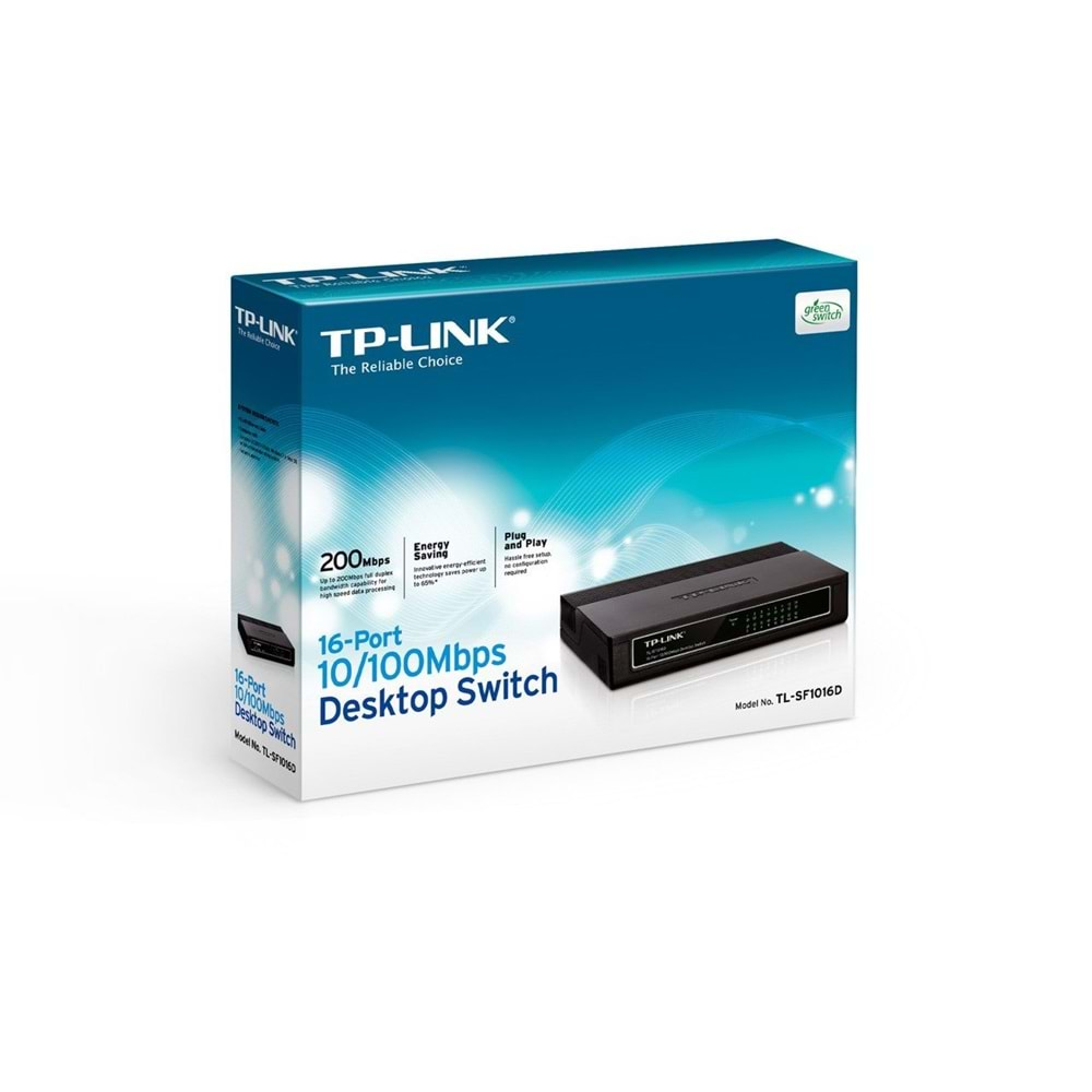 TP-LINK TL-SF1016D 16 PORT 10/100M SWITCH