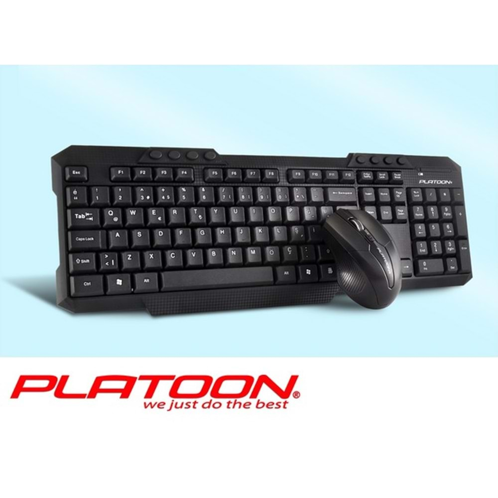 PLATOON PL-376 WIRELESS KLAVYE&MOUSE SET