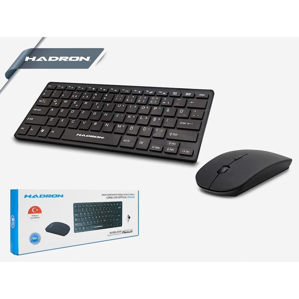 HADRON HD839/20 KABLOSUZ KLAVYE MOUSE SET (SMART TV UYUMLU)