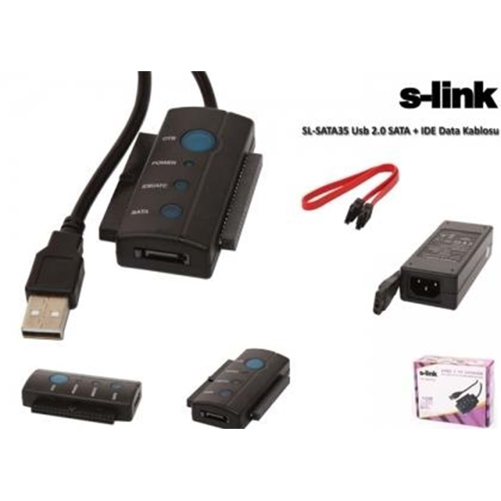 S-LINK SL-SATA35 USB TO SATA+ IDE2.0 ÇEVİRİCİ