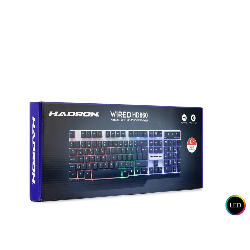 HADRON HD860 Q OYUN KLAVYE LEDLİ