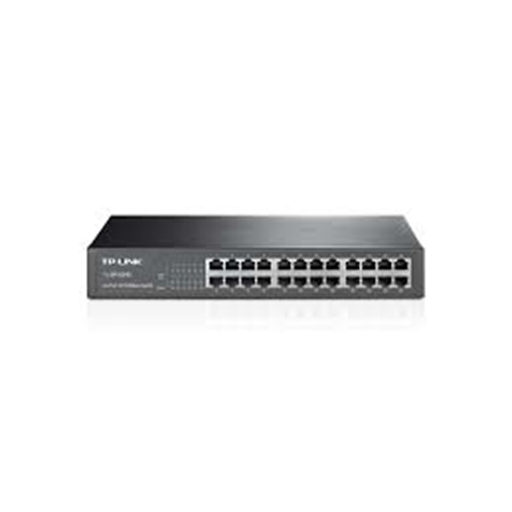 TP-LINK TL-SF1024D 24 PORT 10/100 YÖNETİLEMEZ SWİTCH 13 ROCK-MOUNTABLE