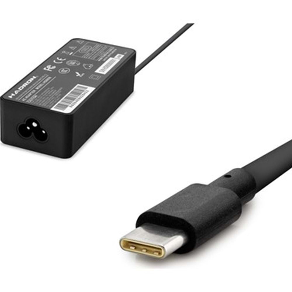 HADRON HD8858 NOTEBOOK ADAPTÖR USB TYPE-C 5V 3A - 20V 3.25A ARASI 65W