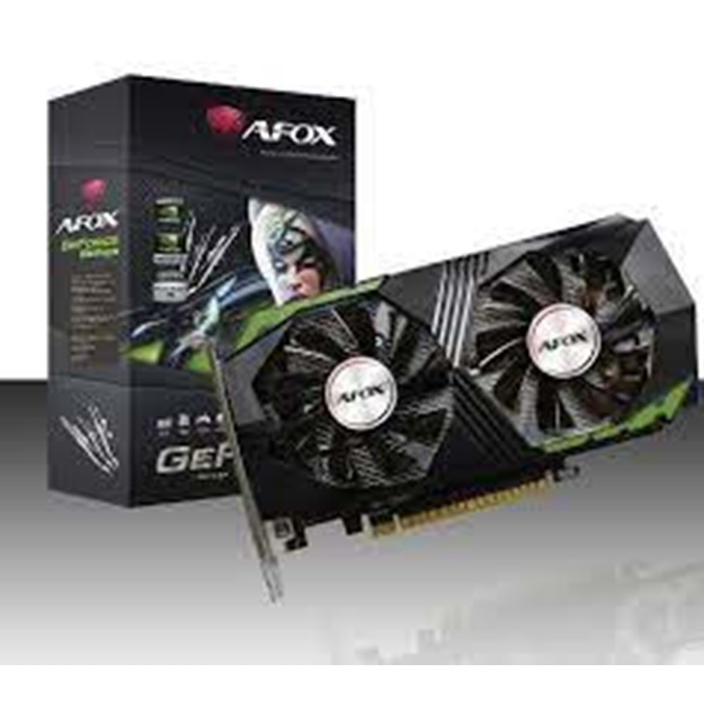 AFOX AF750TI-4096D5H4 GTX750Ti 4GB GEFORCE GTX750TI GDDR5 128bit HDMI DVI VGA 16x EKRAN KARTI (DUAL FAN)