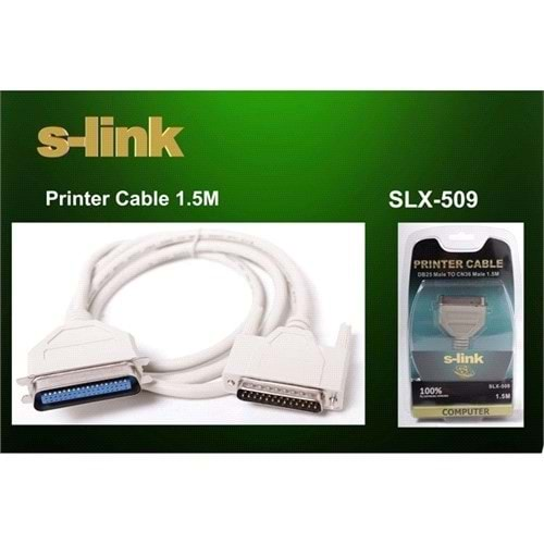 S-LINK SLX-509 1.5 MT YAZICI KABLOSU (PARALEL)