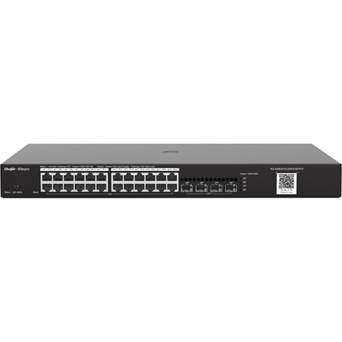 RUIJIE RG-NBS3100-24GT4SFP 24 PORT 10/100/1000 YÖNETİLEBİLİR 4 SFP RACK MOUNT SWITCH