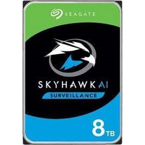 SEAGETE ST8000VE001 SKYHAWK 3.5 8TB 7200RPM 256MB SATA 7/24 HARDDİSK